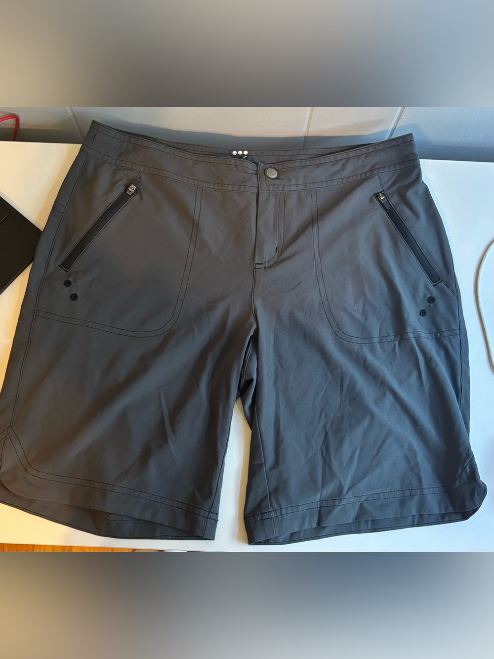 Title Nine Women's Gray Outdoor Stretch Shorts